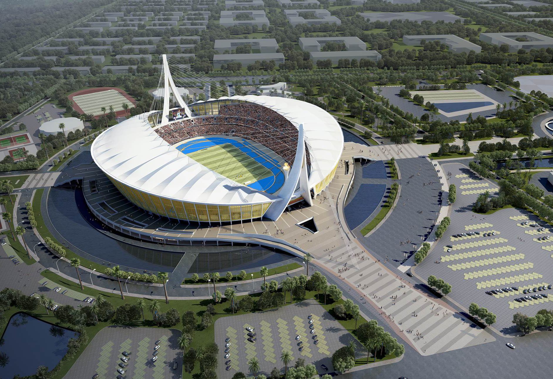 航力硅酸鈣板應(yīng)用-德佐體育場(chǎng)