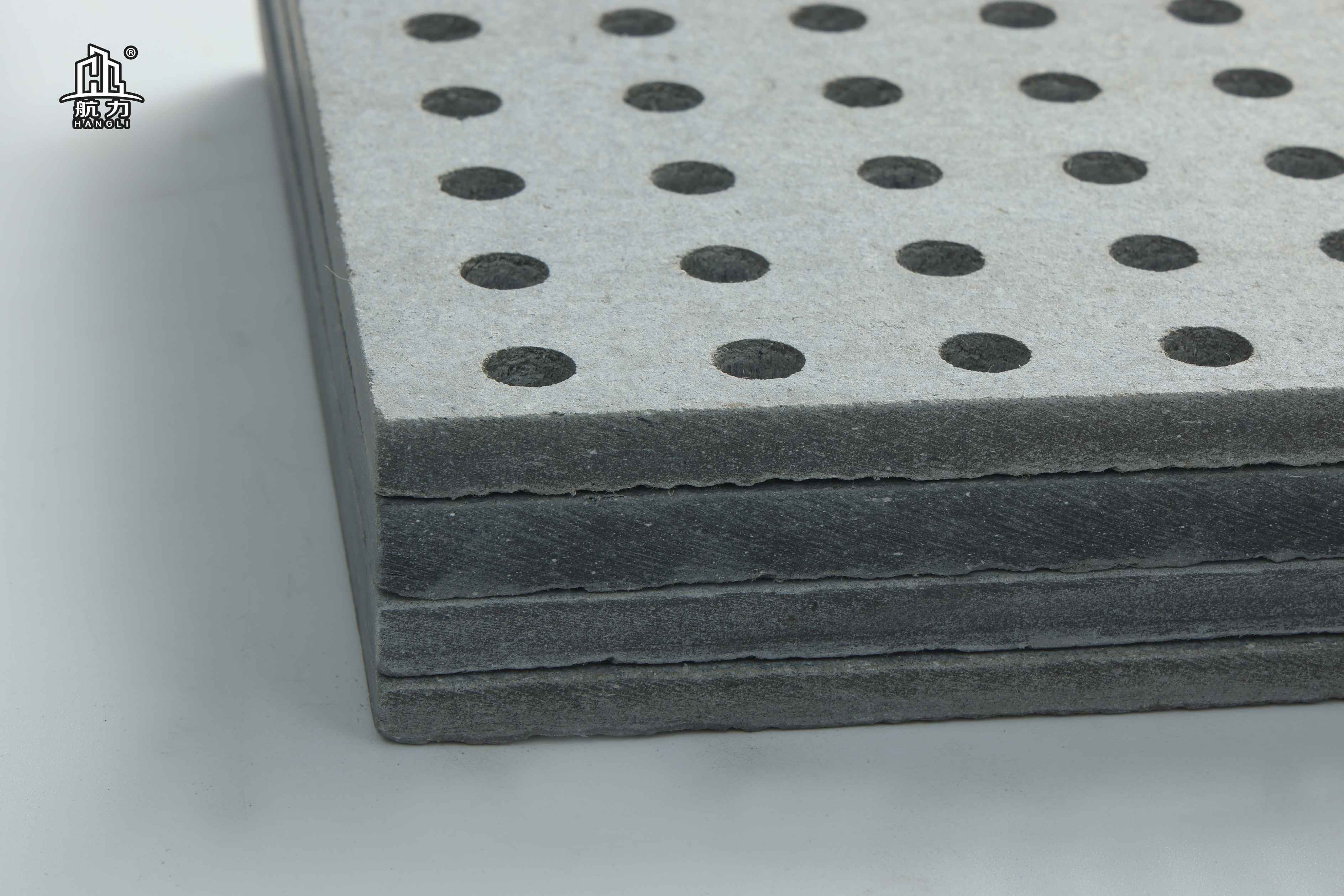 航力穿孔水泥吸音板