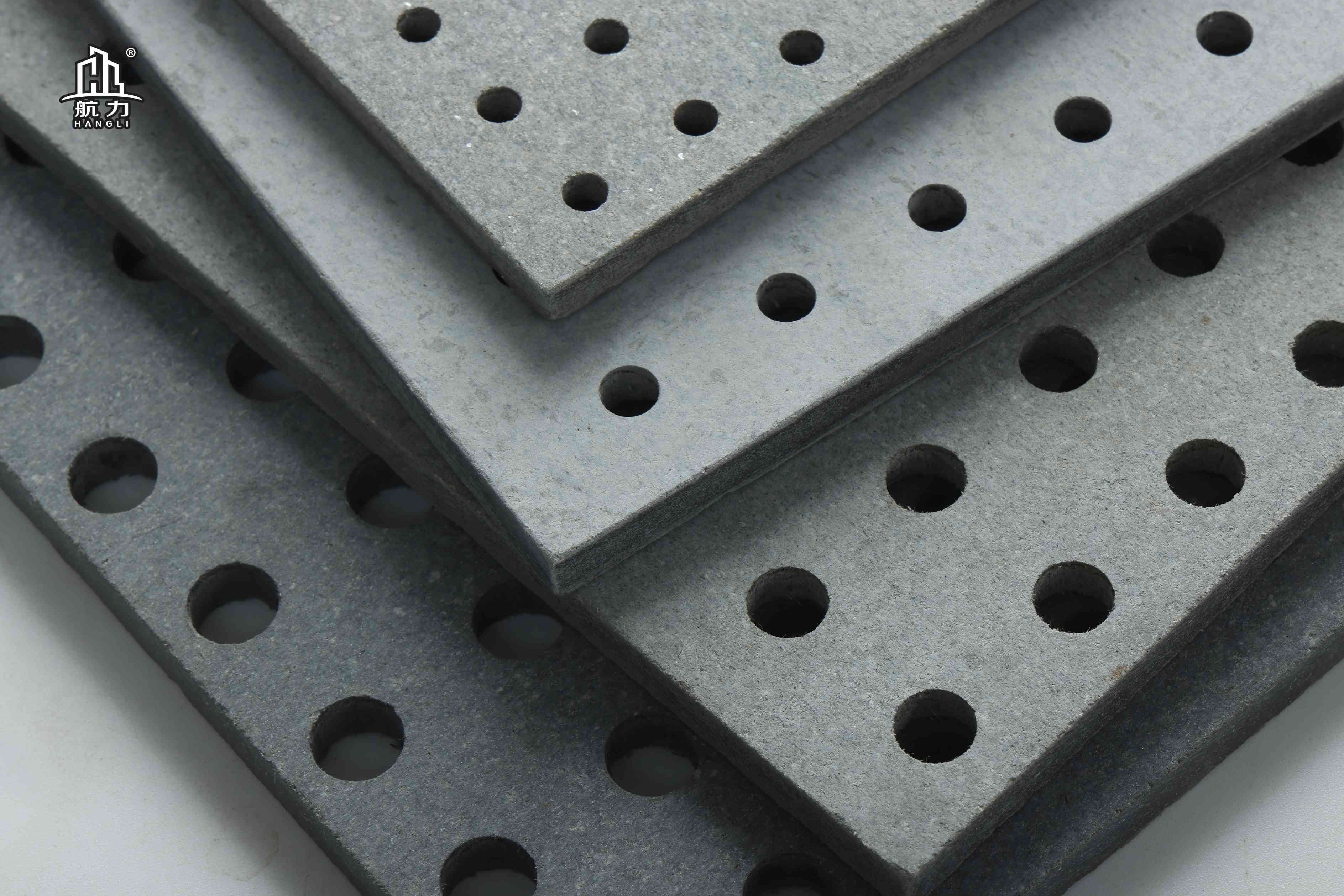 航力穿孔水泥吸音板